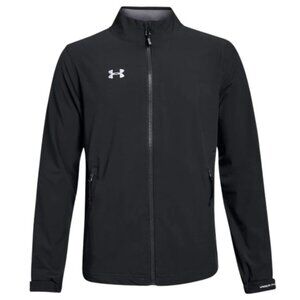 Youth Under Armour Black Hockey Warm Up Full Zip Jacket with Zip Pockets 1317212